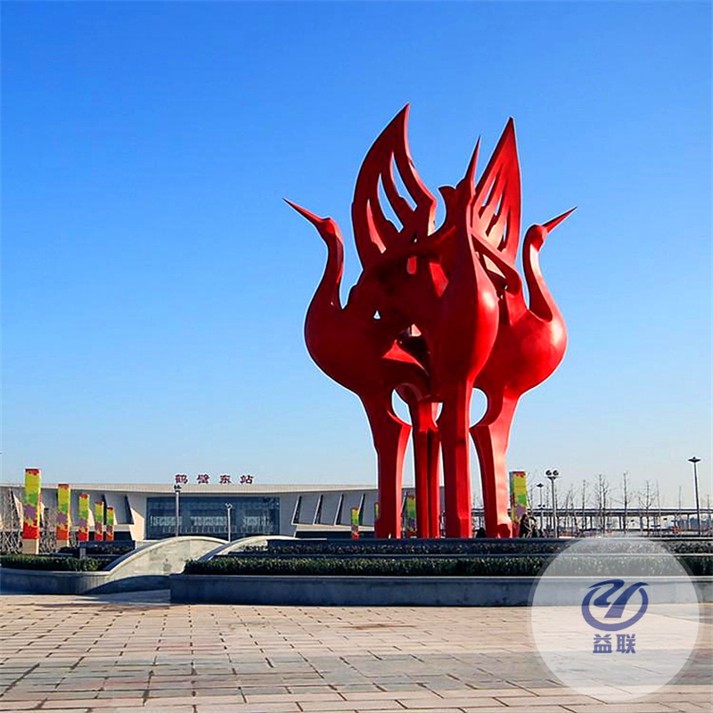 大型不銹鋼雕塑定制城市戶外廣場(chǎng)房地產(chǎn)校園金屬鏤空景觀創(chuàng)意雕塑