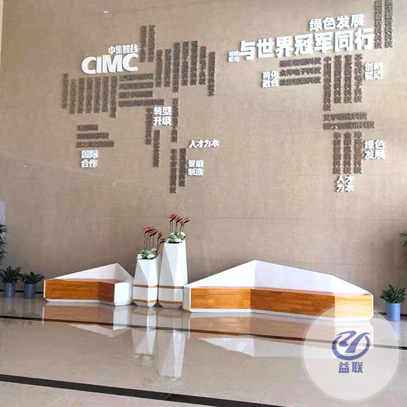 歐式簡約玻璃鋼落地大花盆酒店石頭花盆戶外防水擺件商場綠植花器