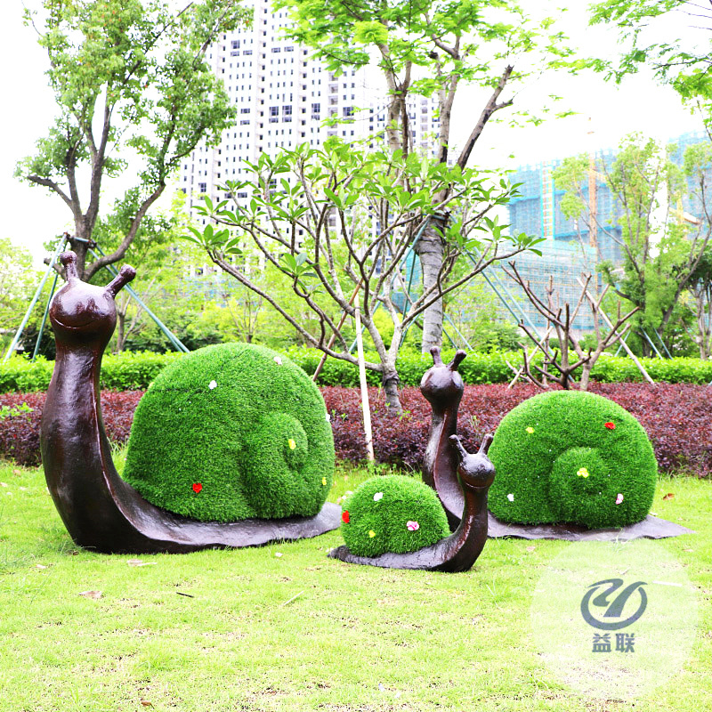 玻璃鋼雕塑定制卡通動(dòng)物仿銅人物雕像商場酒店步行街裝飾小品擺件